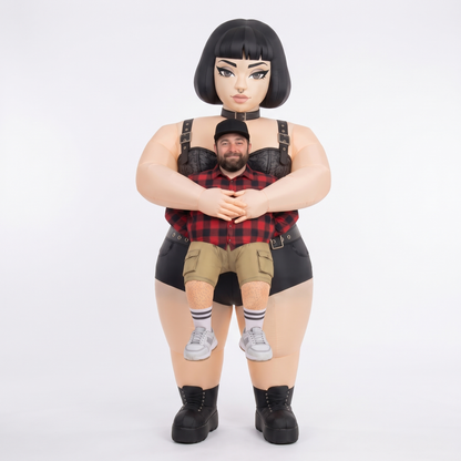 Goth Grab Co Inflatable Goth Mommy Outfit