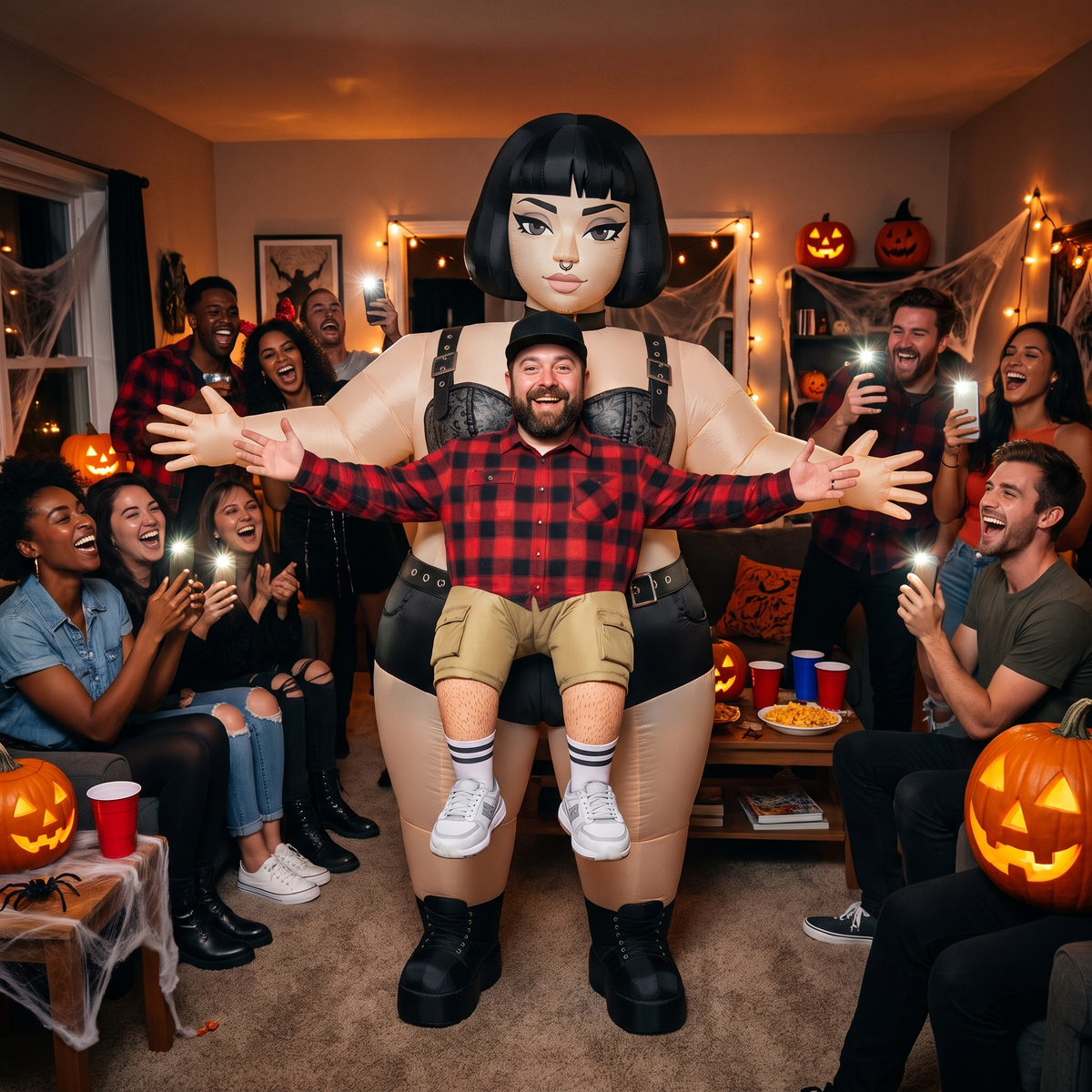 Goth Grab Co Inflatable Goth Mommy Outfit