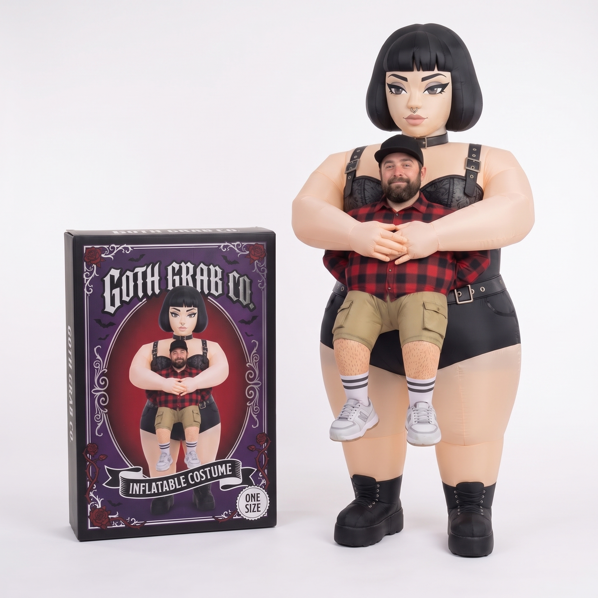 Goth Grab Co Inflatable Goth Mommy Outfit