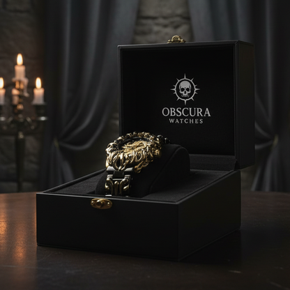 Obscura Watches - Flame Claw Dragon Watch in Gothic Box